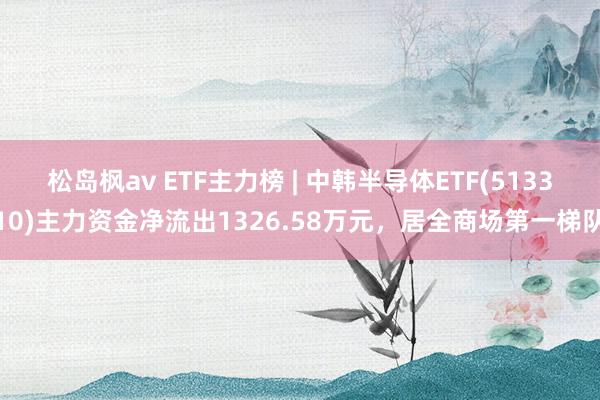 松岛枫av ETF主力榜 | 中韩半导体ETF(513310)主力资金净流出1326.58万元，居全商场第一梯队